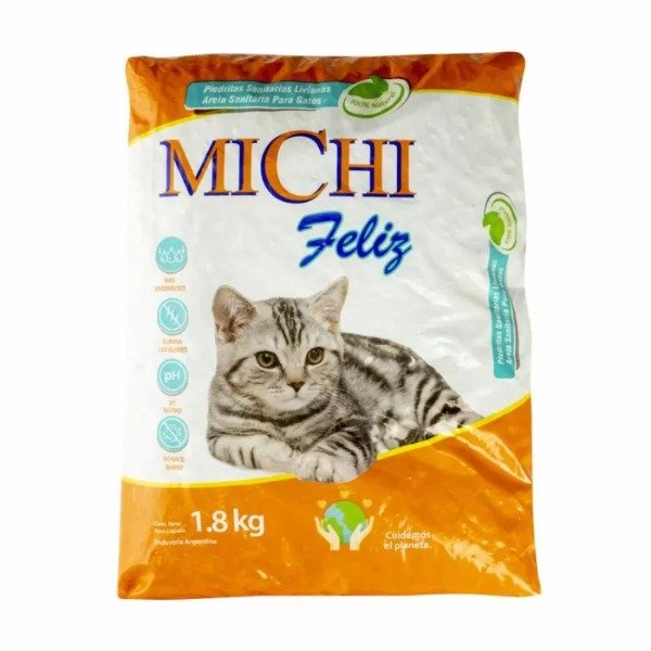 Producto - MICHI FELIZ PIEDRAS SANITARIAS X 1,8 GR