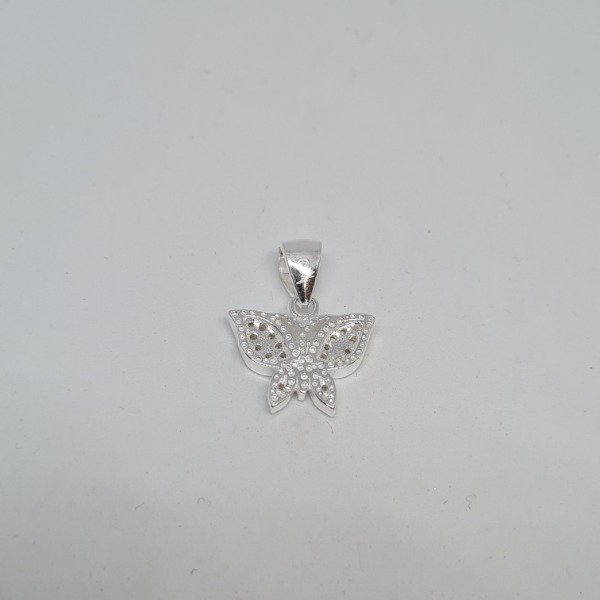 Producto - Dije mariposa cubics blancos