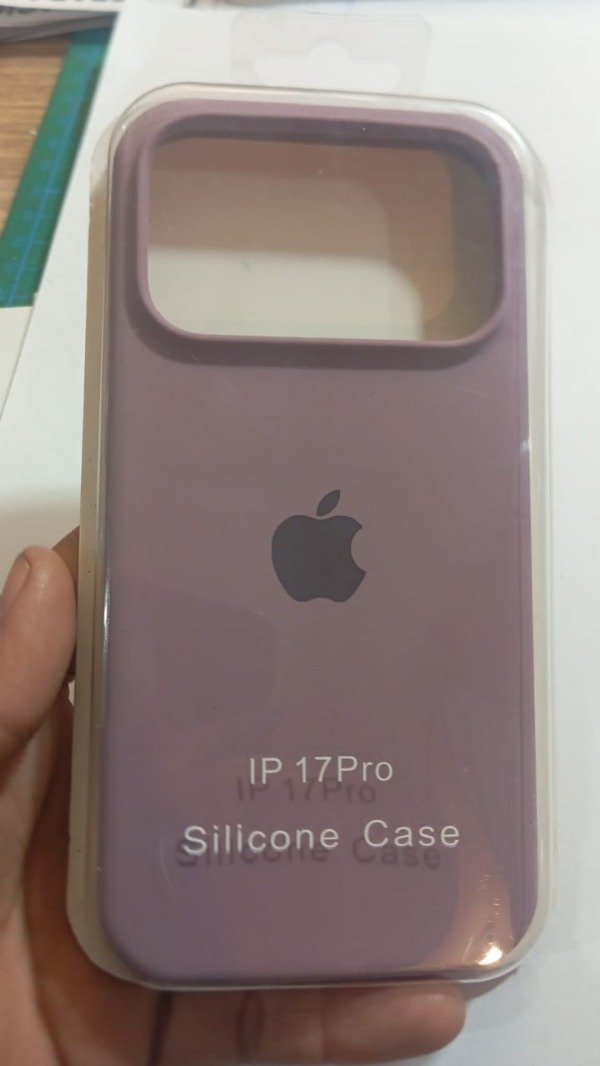 Producto - Funda Silicone Case Malva Logo para iPhone 17 Pro