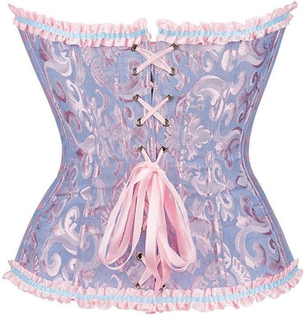 Producto - Corset victoriano lila/rosa - 0