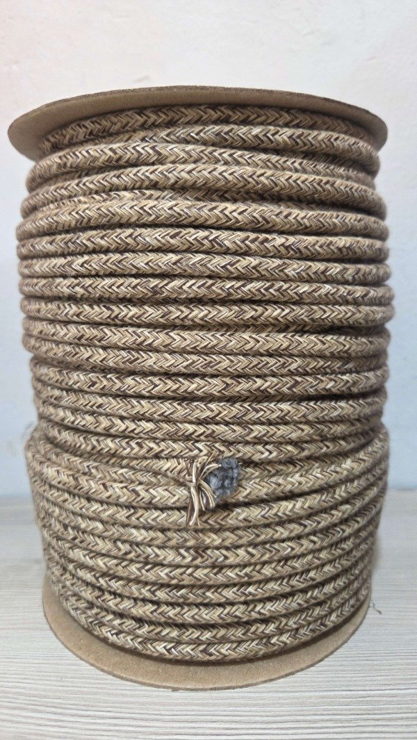 Producto - Cordon de algodón trenzado 7mm MIX MARRONES