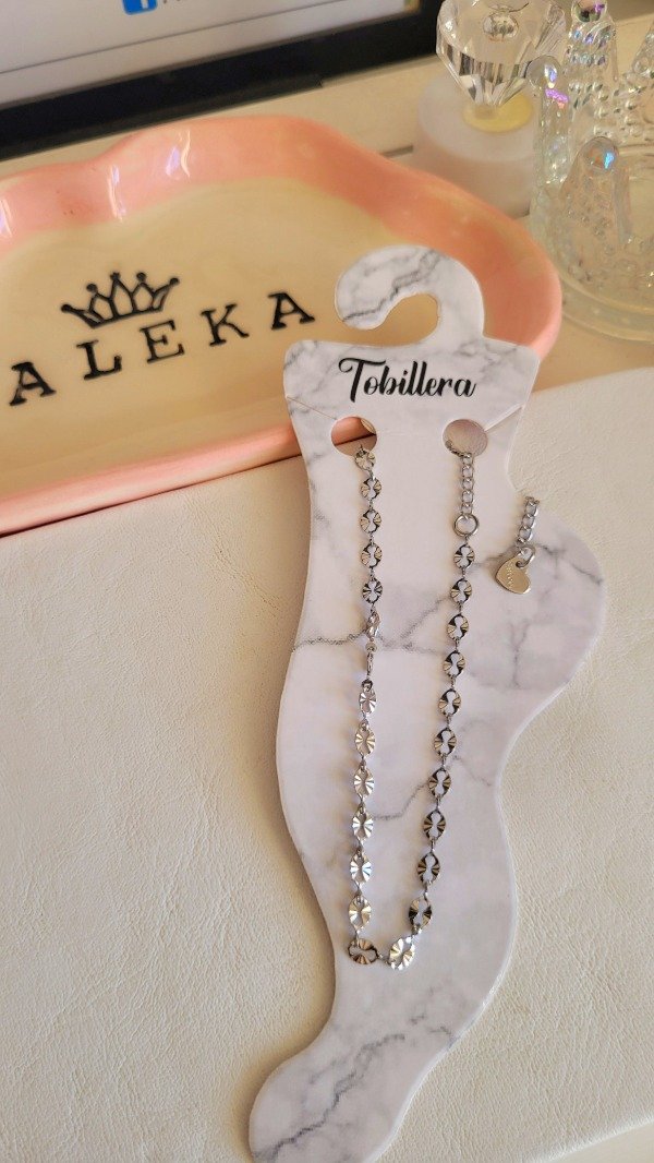 Producto - Tobillera eslabón coreano de acero quirúrgico - 0