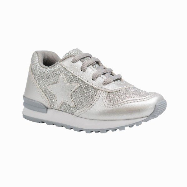 Producto - Zapatilla Urbana Klivers Star Plata acordonada