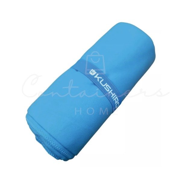 Producto - Toallón Microfibra Celeste 80x130cm