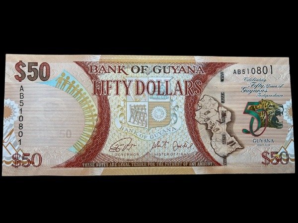 Producto - Guyana (2016) 50 Dolares - UNC