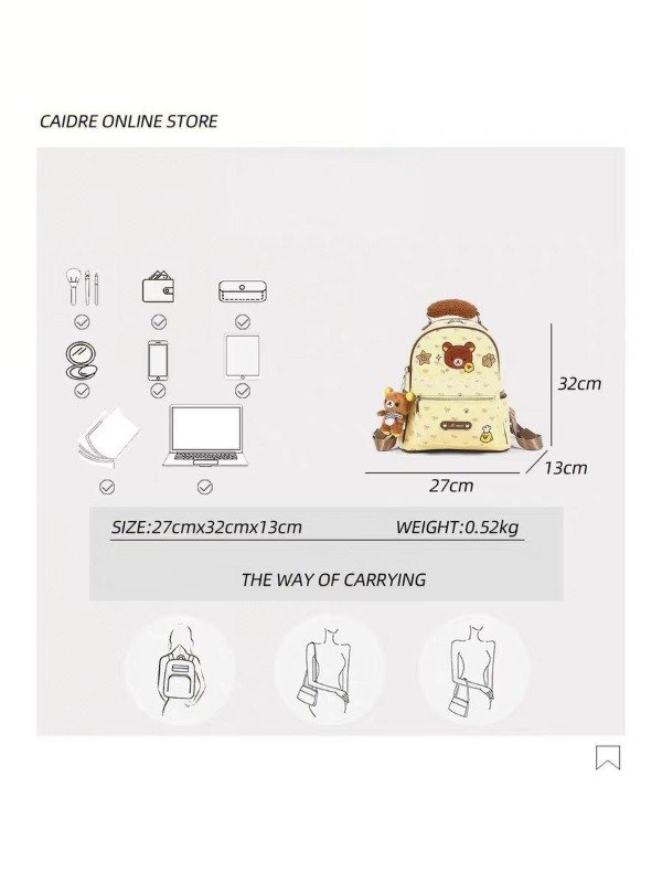 Producto - Mochila rilakkuma símil cuerina - 3