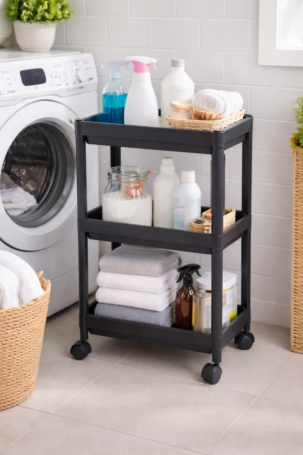 Producto - Carro Organizador C/ Ruedas Plástico Multiuso 3 Estantes