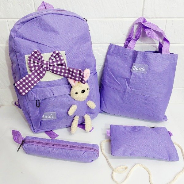 Producto - Mochila Baide 4 Pieza "Lila"