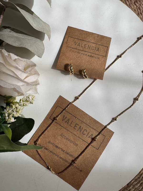 Producto - Cadena bolitas más argollitas ad