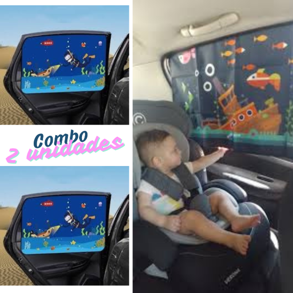 Producto - PROMO ! ÚLTIMAS!Combo 2 unidades cortina parasol Imantada