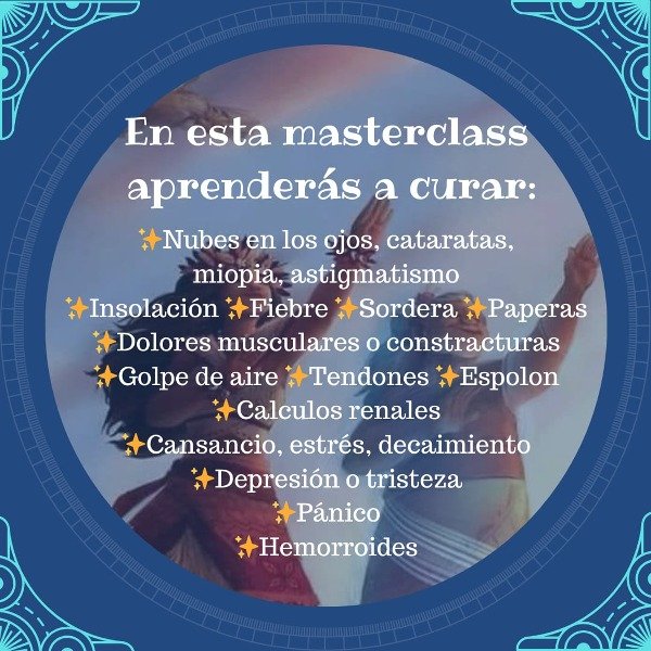 Producto - MASTERCLASS DE SANACIONES POPULARES -  Grabado - 4