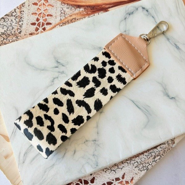 Producto - Llavero Beige Animal Print