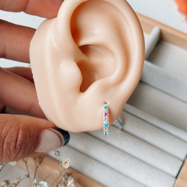 Producto - Aros Argolla Celia Plata 925