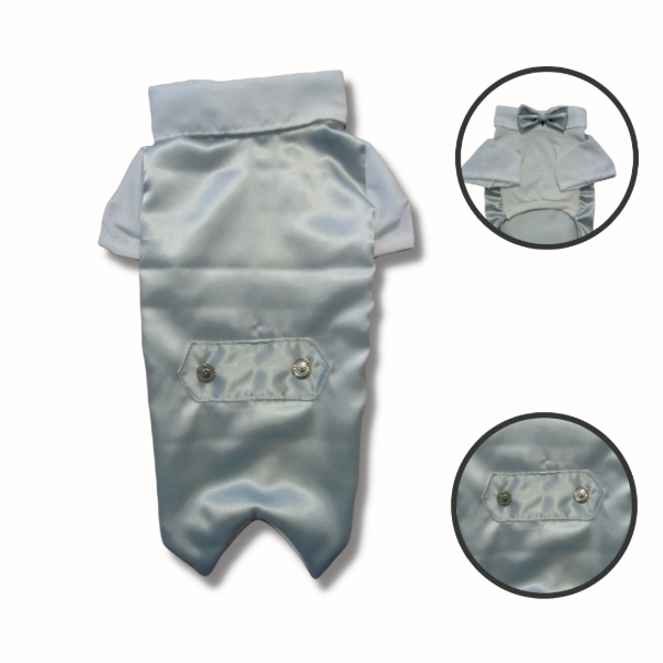 Producto - Smoking Traje Classic Plateado