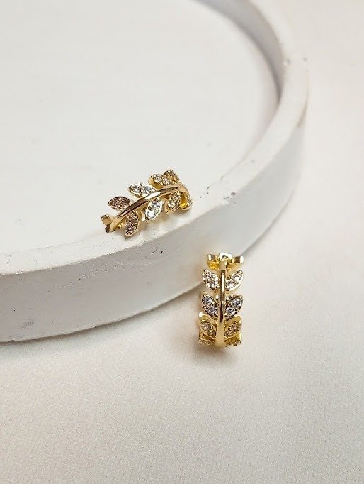 Producto - Argollitas HANNA - Acero dorado