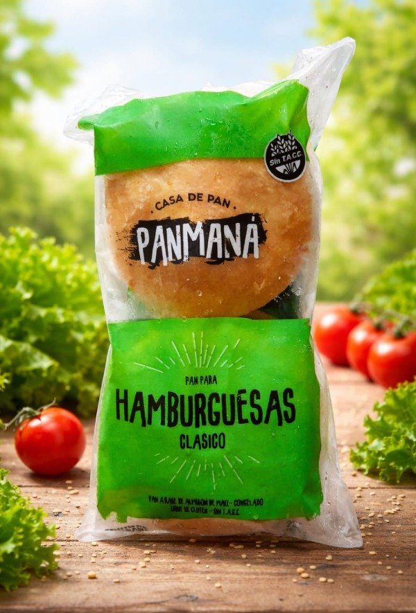 Producto - Pan para hamburguesa Panmaná