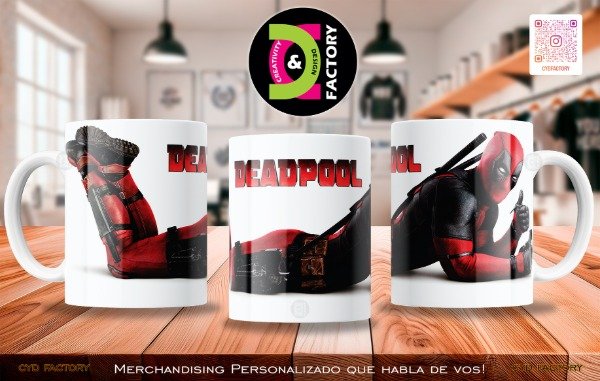 Producto - Taza Marvel - Deadpool - TZ-RT-BL-11OZ-89-MV-SPH-MVL