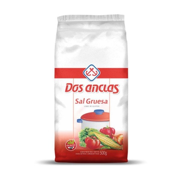 Producto - SAL DOS ANCLAS GRUESA PAQUETE 500 GR