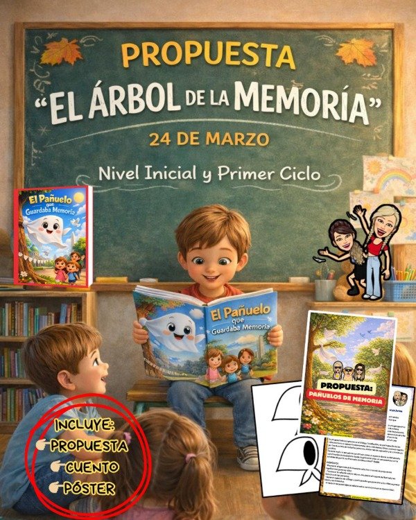 Producto - PROPUESTA. EL ÁRBOL DE LA MEMORIA. 24 DE MARZO. NIVEL INICIAL Y PRIMARIA