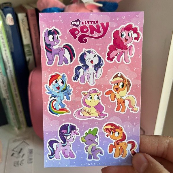 Producto - My Little Pony - Plancha de stickers