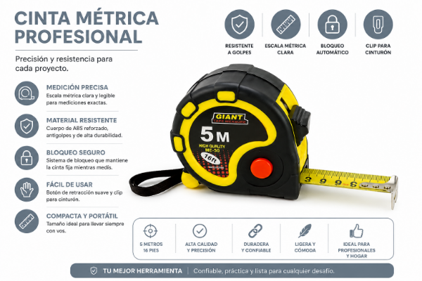 Producto - Cinta métrica 5m