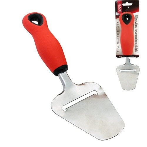 Producto - ESPATULA CORTA QUESO MANGO ROJO CRYSTAL ROCK