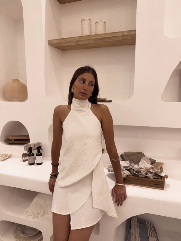 Producto - TOP GRANATE LINO / OFF WHITE