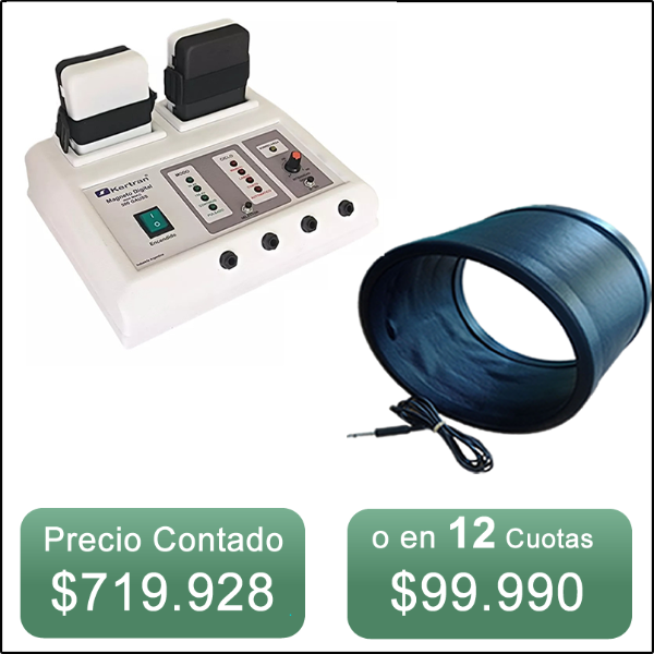 Producto - MAGNETO 500 GAUSS - Con dos Solenoides Planos  y un Túnel - MARCA KERTRAN