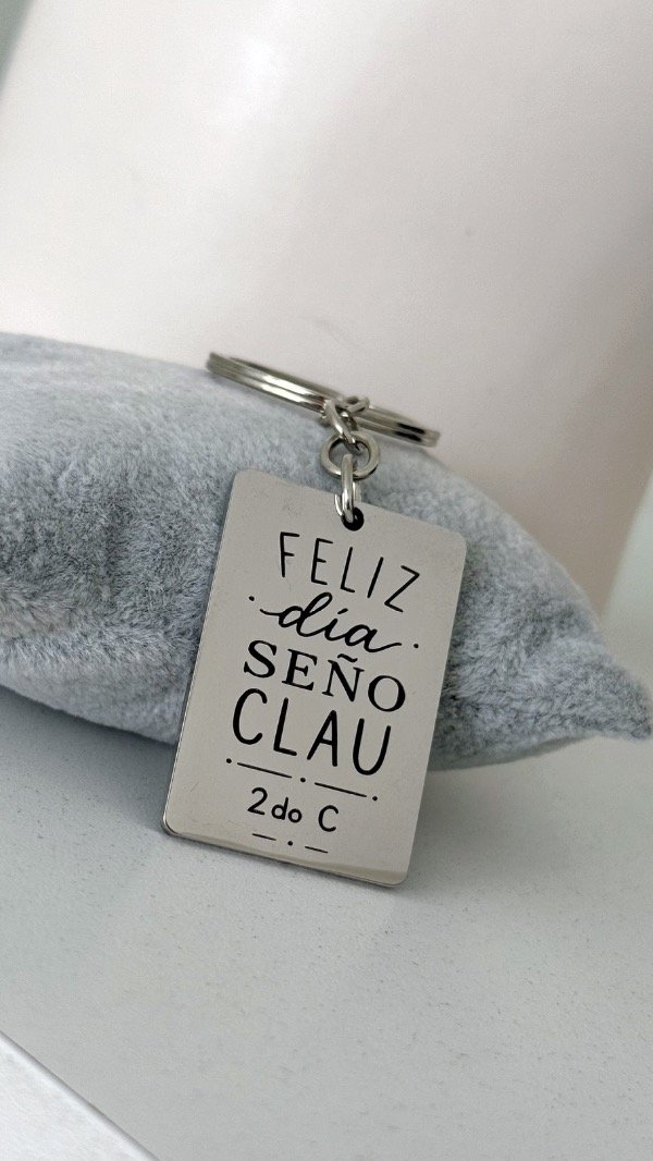 Producto - Llavero rectangular DIA MAESTRO - 0
