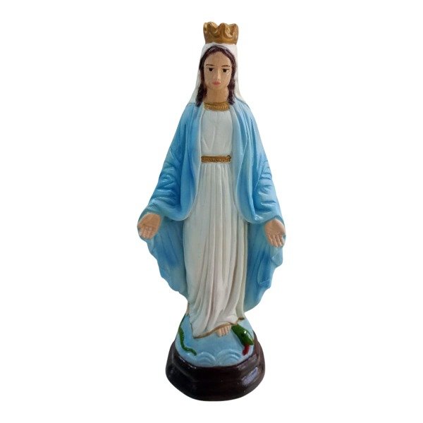 Producto - IMAGEN DE LA VIRGEN MEDALLA MILAGROSA 20CM DE YESO - 01013