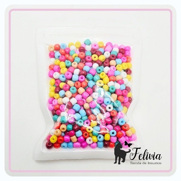Producto - Mostacillón x 50 g. Multicolor
