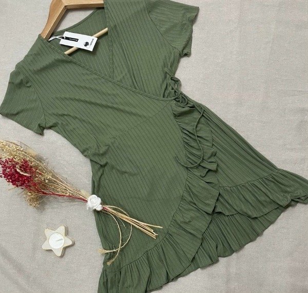 Producto - SALE - Vestido PIPA morley viscosa cruzado