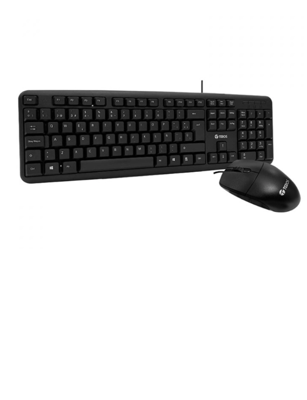 Producto - Combo Teclado y Mouse Teros TE-4062N USB Black