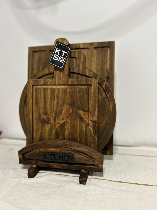 Producto - Set de tablas x 3 con soporte/exhibidor