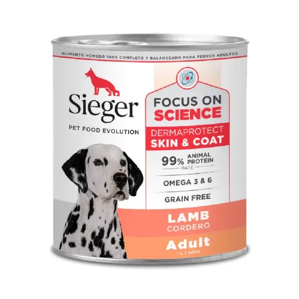 Producto - Lata sieger dermaprotect cordero