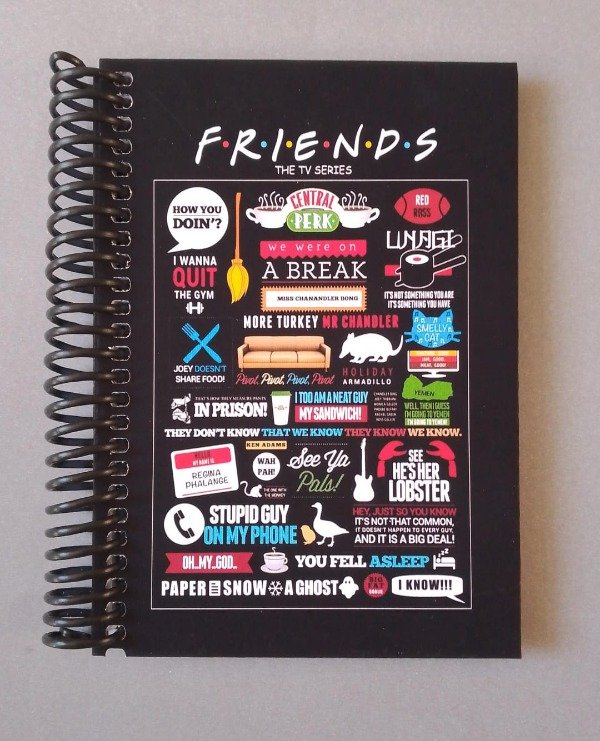 Producto - Libreta cuaderno A6 de Friends