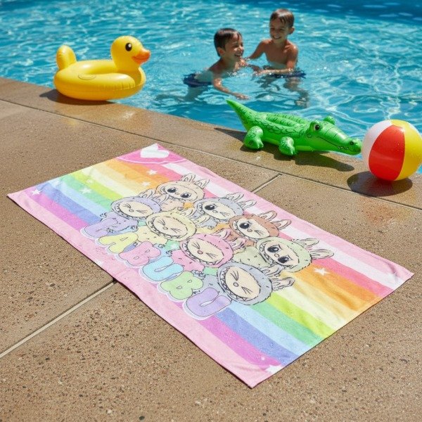 Producto - TOALLON VERANO XL INFANTIL DE MICROTOALLA 150 X 85 CM , 70POL Y 30ALG