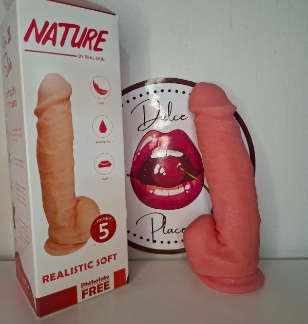 Producto - Dildo realístico Nature ventosa 5 21x4,5