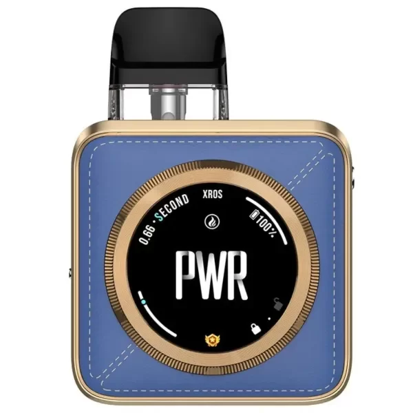 Producto - VAPORESSO XROS 5 NANO (ORIGINAL- SELLADO) BLUE LEATHERETTE