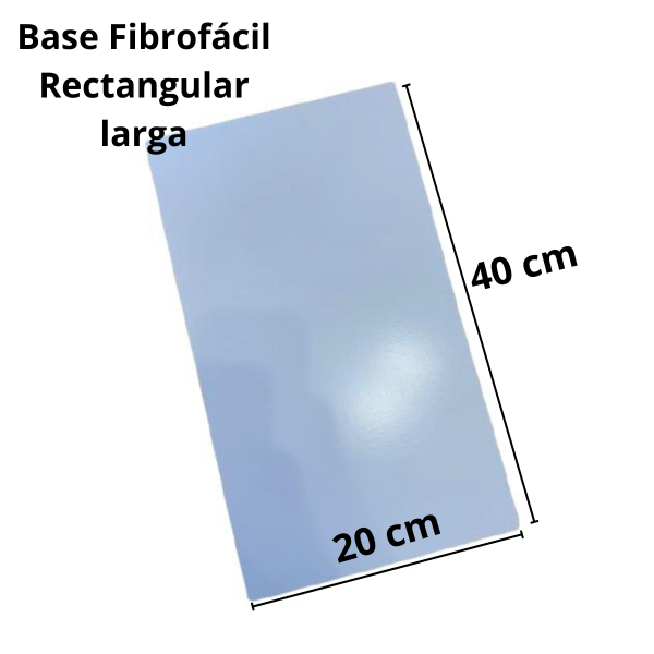 Producto - Base Fibrofácil Rectangular larga 20x40 cm