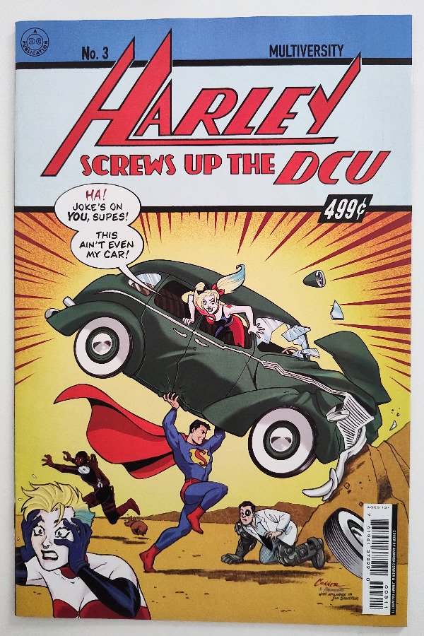 Producto - Multiversity: Harley Screws Up the DCU #3 (2023) - Homenaje a Action Comics #1