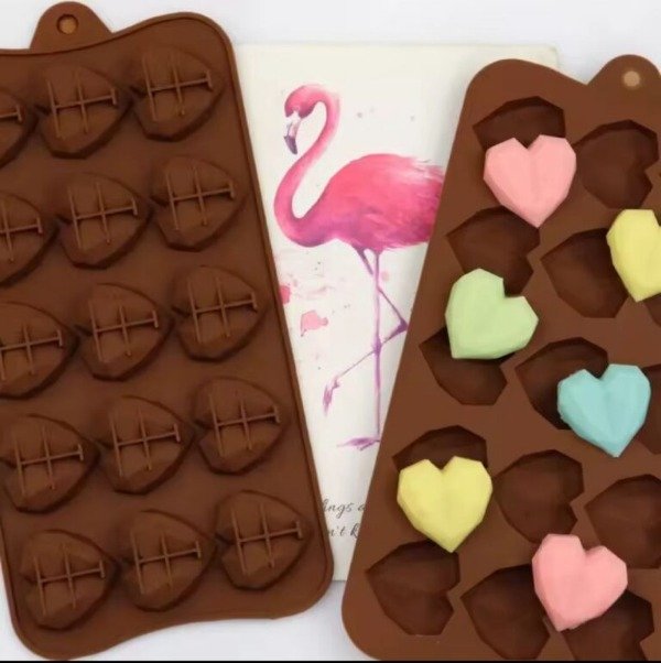 Producto - MOLDE SILICONA BOMBON X15 CORAZON DIAMANTE