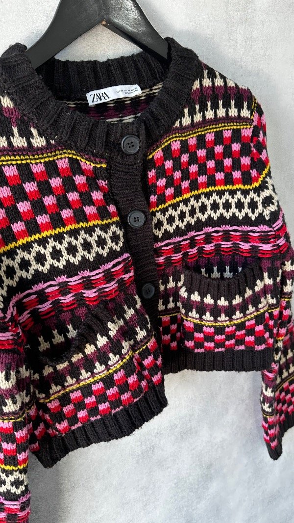 Producto - Cárdigan de punto jacquard Zara - 4