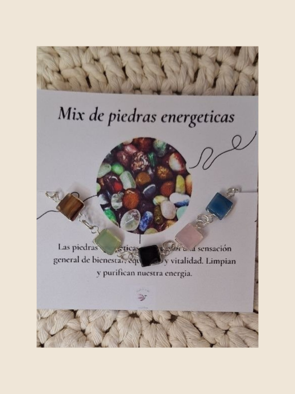 Producto - Pulsera mix de piedras energeticas