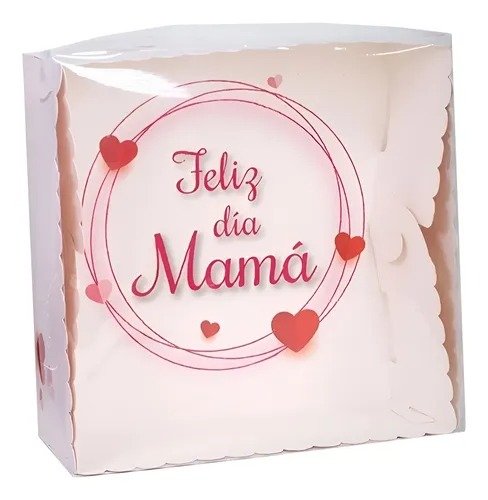 Producto - CAJA TAPA ACETATO IMPRESA25X25X11 MAMA(XU.)