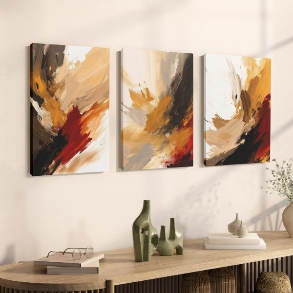Producto - Set x3 Cuadros - Abstracto 14