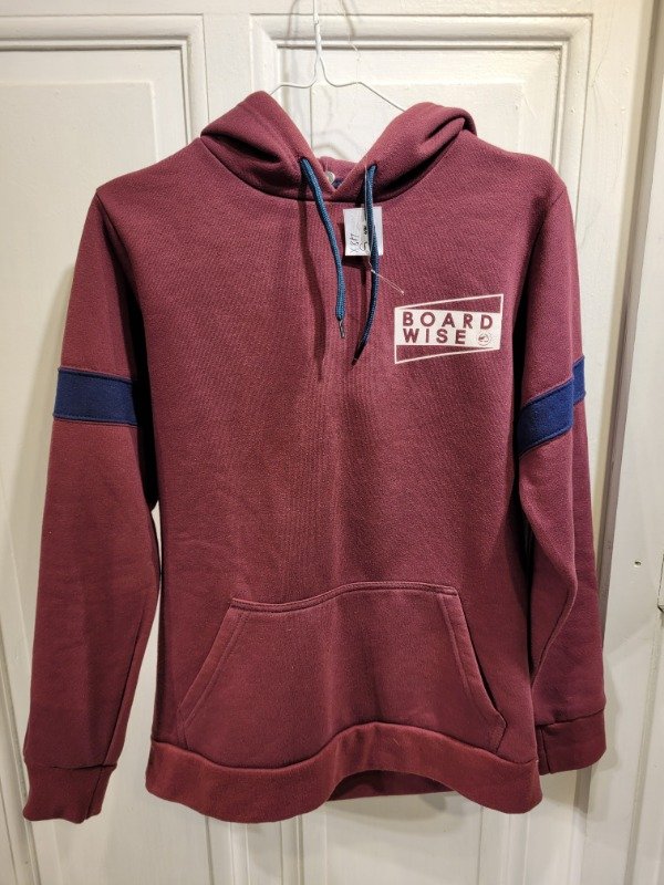 Producto - Buzo BOARDWISE hoodie bordeaux Talle S - PRECIO: 48X