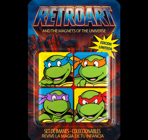 Producto - Set de Imanes Teenage Mutant Ninja Turtles M2
