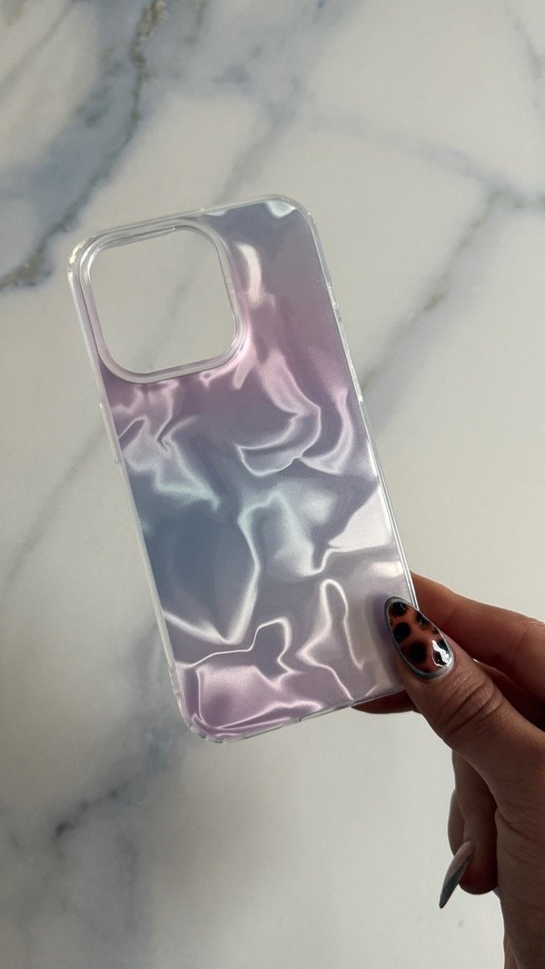 Producto - Funda tornasolada rosa Iph 14 pro