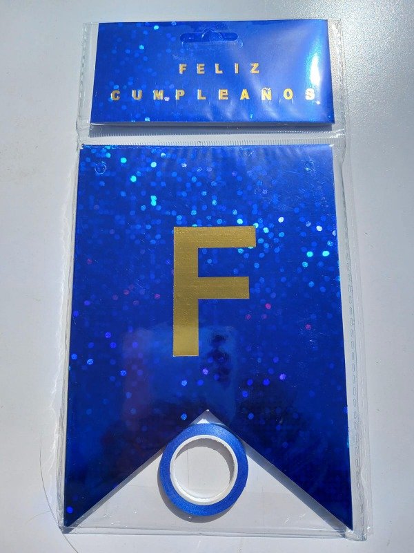 Producto - Banderín Holográfico "FC" Azul